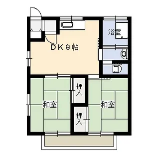 ちくらハイツ【2階】の間取り