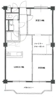 香川県高松市木太町【マンション】の間取り