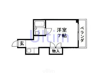 フェンネル肥後【2階】の間取り