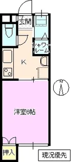 1Kの間取り画像
