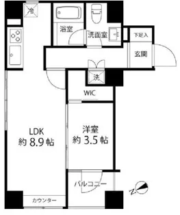 東京都台東区東上野6【マンション】の間取り