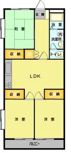 ダイワコーポ【1階】の間取り