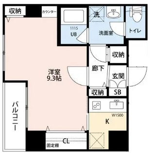 COURT王子神谷【8階】の間取り