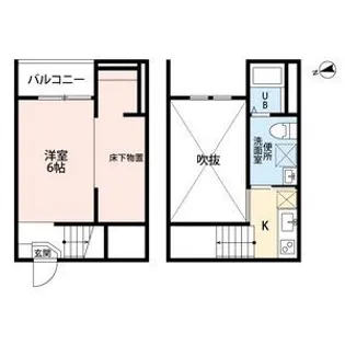 モルゲンロート中坪(モルゲンロートナカツボ)【1階】の間取り