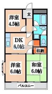 大阪府東大阪市布市町2【マンション】の間取り