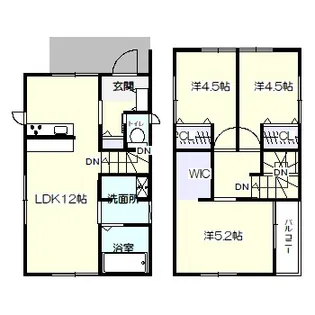 静岡県沼津市五月町【一戸建】の間取り