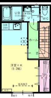 アウル西見前【2階】の間取り