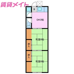 ナショナルアパート【1階】の間取り