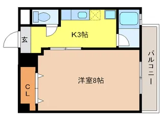 ケンジントン【3階】の間取り