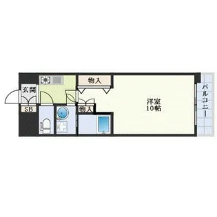 1Kの間取り画像