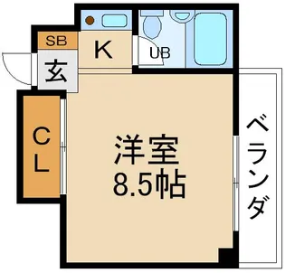 マンションイムラ【3階】の間取り