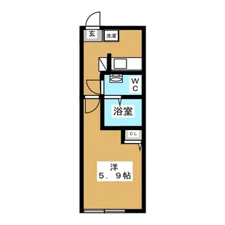 ベイルーム鷹取【3階】の間取り