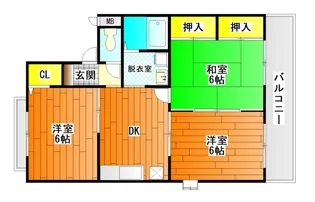 メゾン・ラベール【2階】の間取り