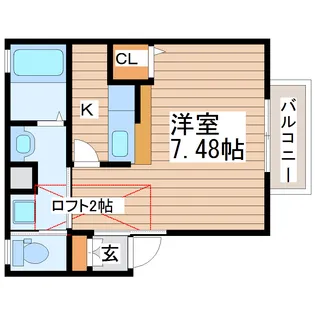エスプワールI【2階】の間取り