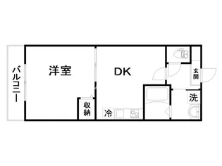 フォルトゥーナ東寺町【3階】の間取り