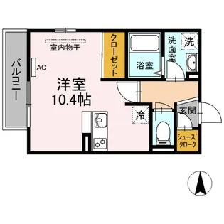 ウィット引野町【2階】の間取り