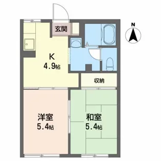 コンフォルタ藤沢町 B【1階】の間取り