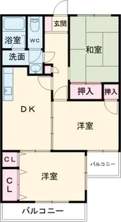 上之町カネヒロハイツ【4階】の間取り