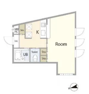 カリーノ代沢【2階】の間取り