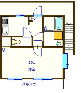 レジデンス神明台【2階】の間取り