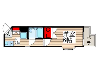 クレッセント タカ【5階】の間取り