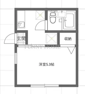 イリヤマコーポ【1階】の間取り