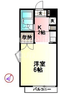 フローラルコートI【1階】の間取り