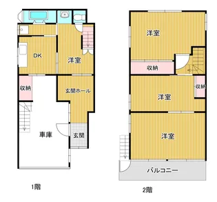岡山県倉敷市東町【一戸建】の間取り