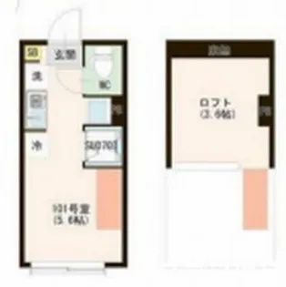 ハーモニーテラス早宮II【2階】の間取り