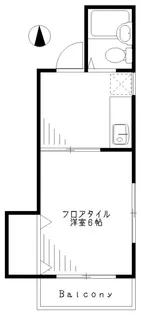 武蔵野マンション【4階】の間取り