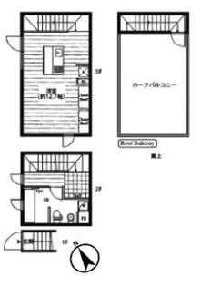 サンフェル神宮前【2階】の間取り