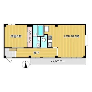 SENTEUR(サントゥール)【2階】の間取り