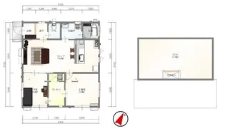 茨城県つくば市玉取【一戸建】の間取り