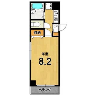 北山乃彬【3階】の間取り
