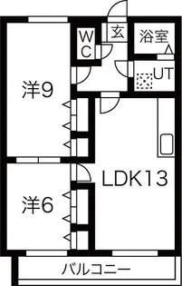 千寿パレス【1階】の間取り