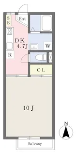グリーンハイツ【2階】の間取り