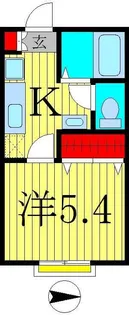 シーダーベルクD【1階】の間取り