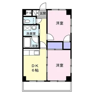 三和マンション【2階】の間取り