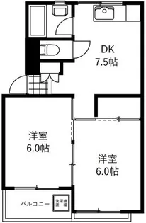 サンライフ川口【2階】の間取り
