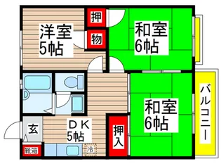 ブリックビラ1【2階】の間取り