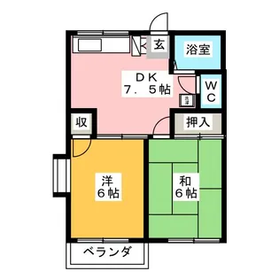 ファミーユサワノ1【2階】の間取り
