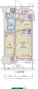 プレサンス葵デュリス【10階】の間取り