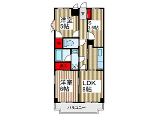 ウッディハイム【4階】の間取り