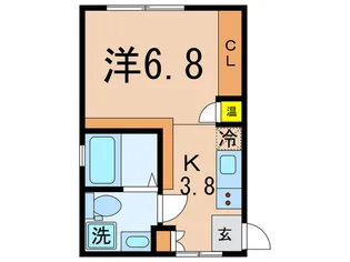 Bon Marche Oimachi 01【4階】の間取り