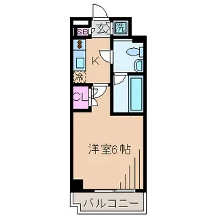 神奈川県川崎市中原区市ノ坪【マンション】の間取り