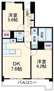 ダイヤモンドスクエア浦和常盤【7階】の間取り