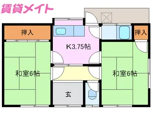 三重県桑名市大字北別所【一戸建】の間取り