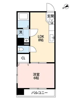 アーバン・ビルドI【4階】の間取り