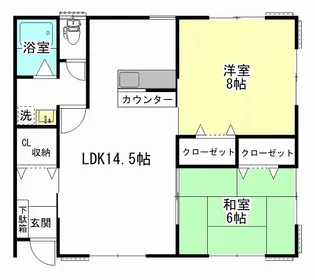コンフォートF【1階】の間取り