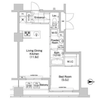 コンフォリア新川【4階】の間取り